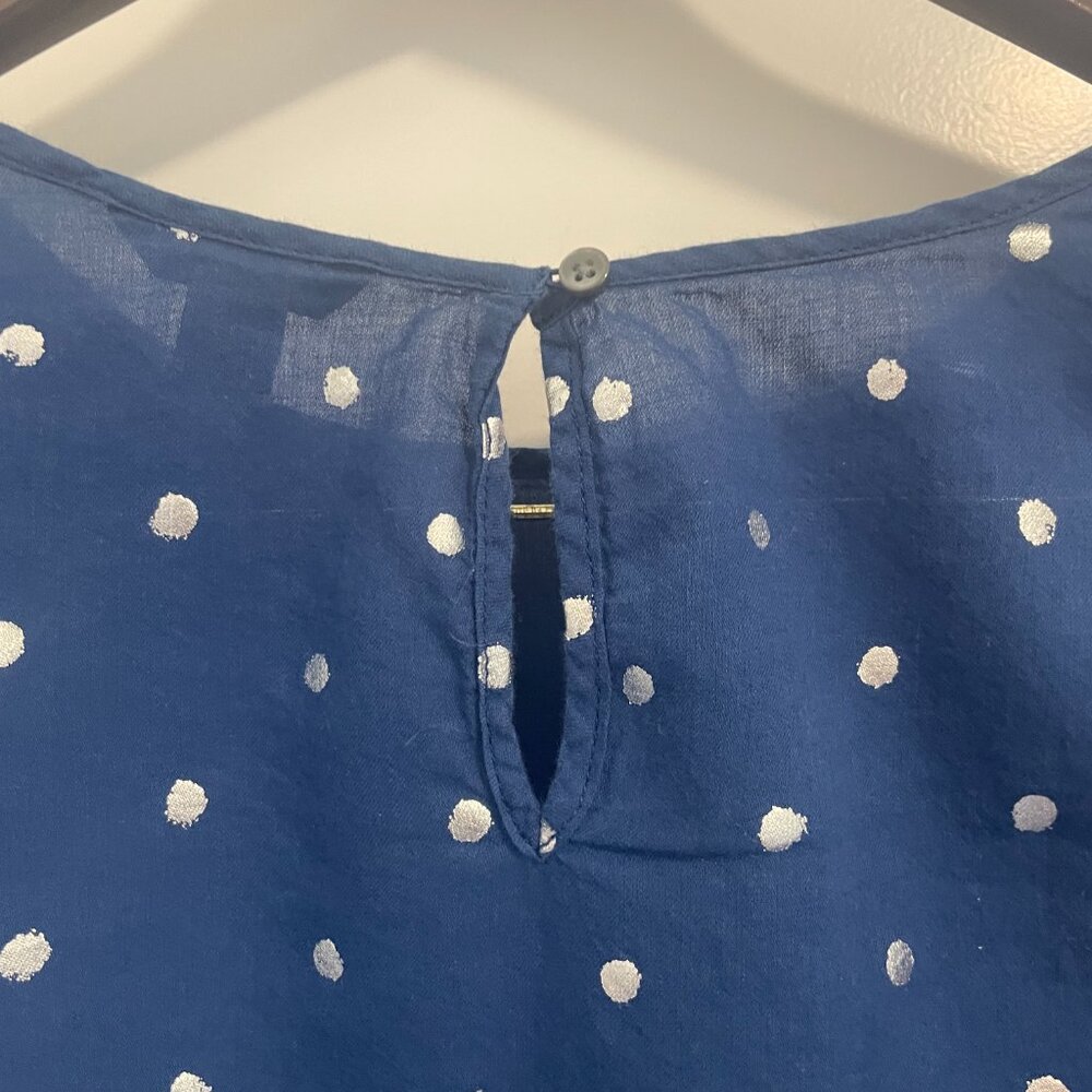 J. Crew Ruffle Sleeve top - Picture 4 of 5